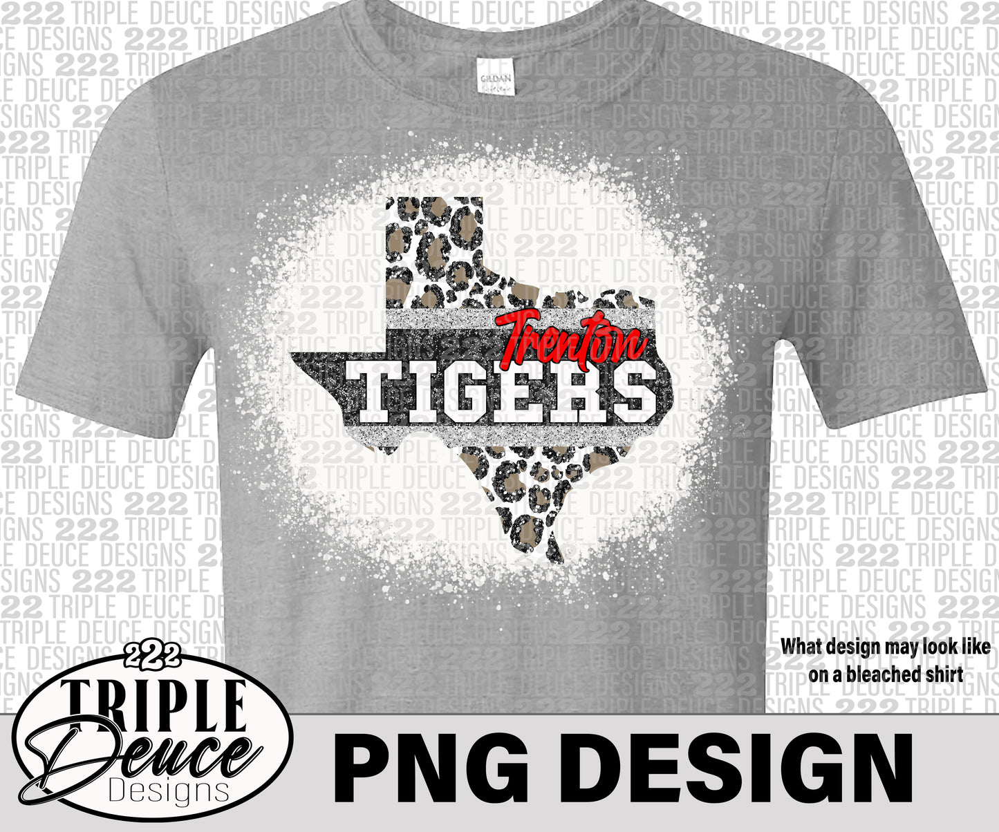 Trenton Tigers Texas-Red-PNG Design