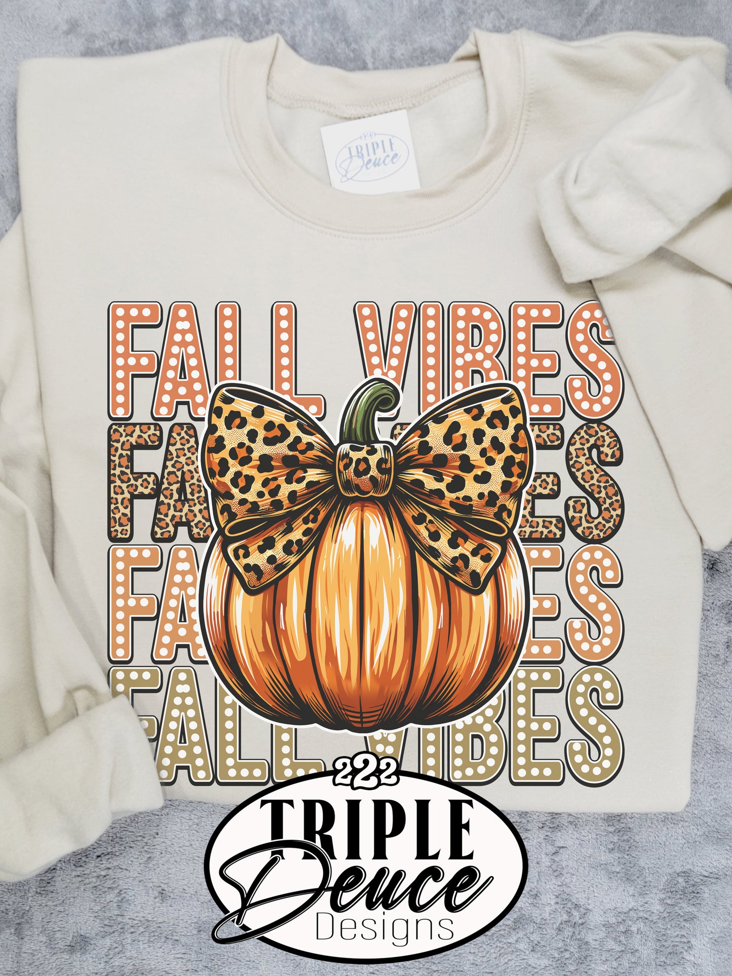 Fall Vibes Pumpkin Bow Cutout