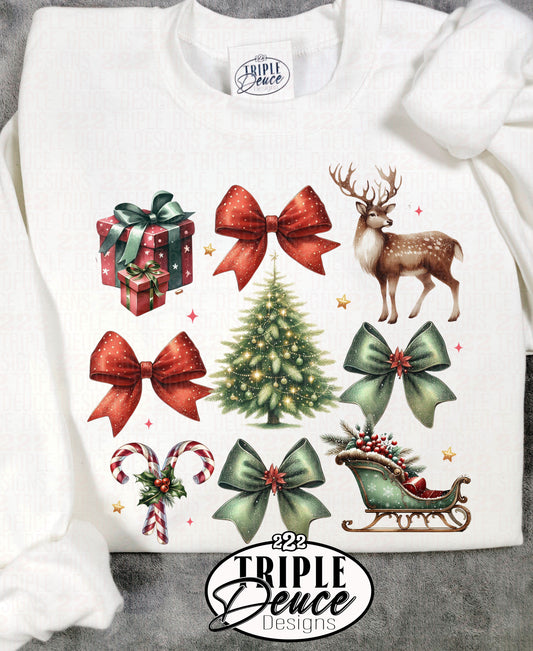 Christmas Bows Crewneck