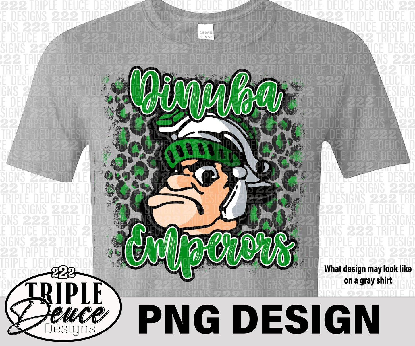 Dinuba Emperors Green 2 PNG Design