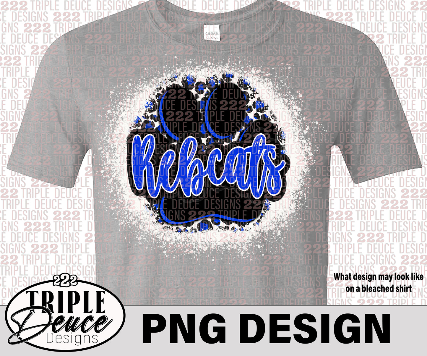 Rebcats Paw - Blue PNG Design