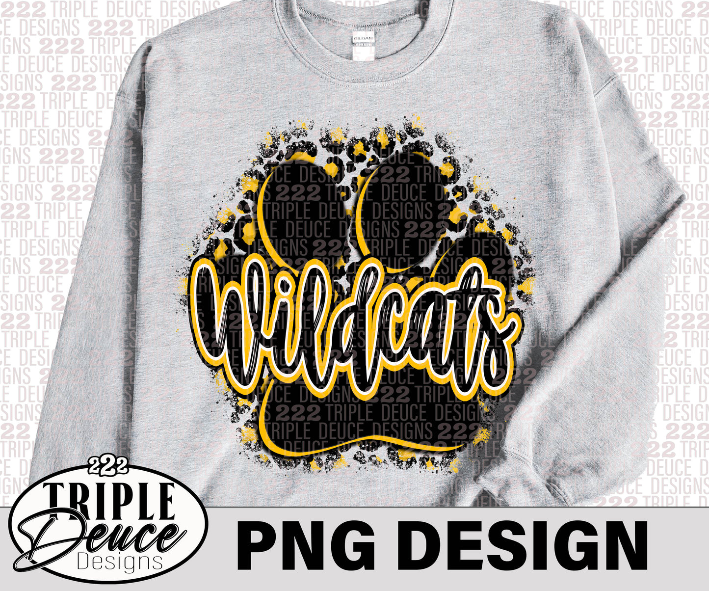 Valdosta Wildcats Black-Gold PNG Design