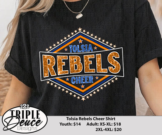 Tolsia Rebels Cheer Tee