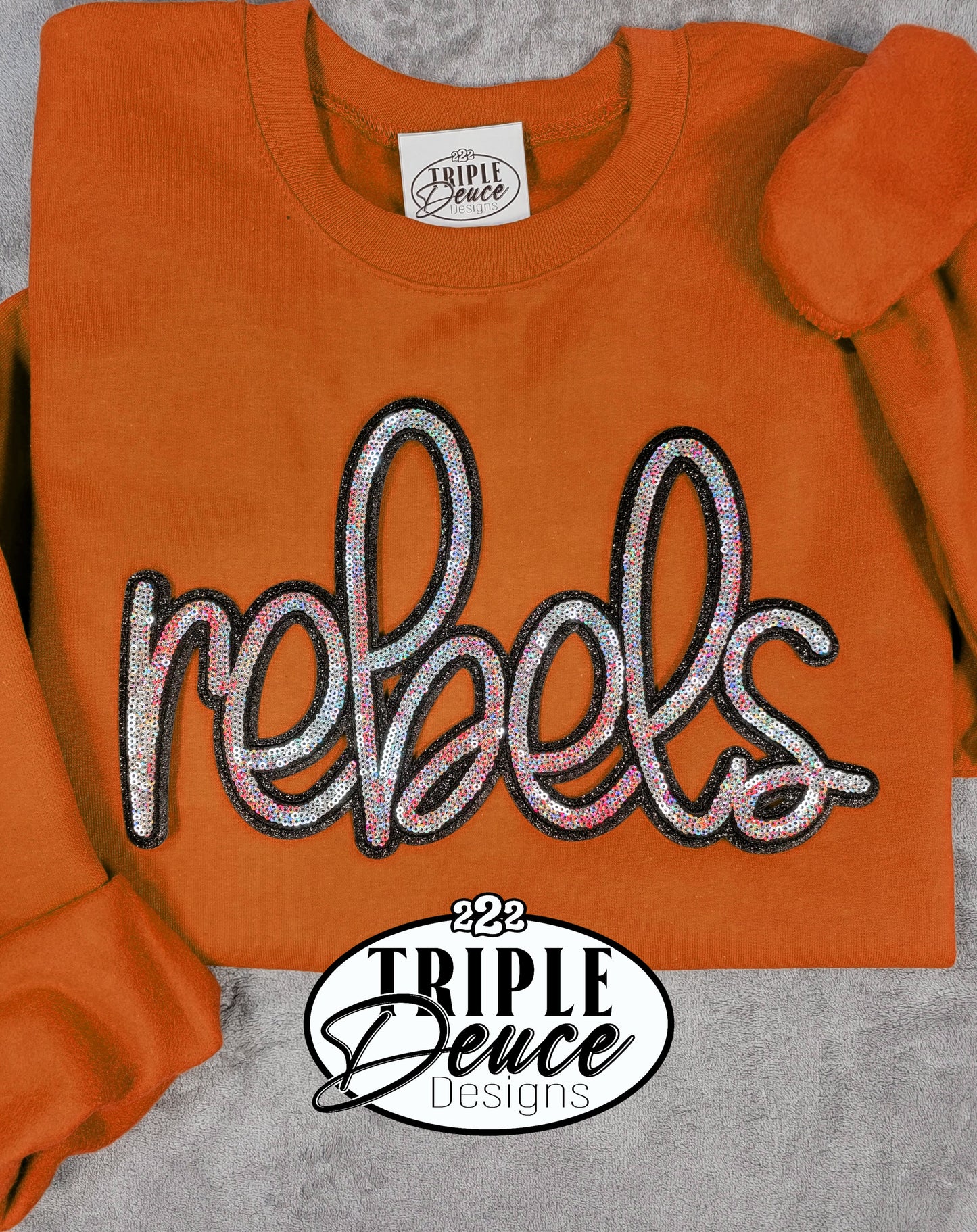 Rebels Sequin Name Sweatshirt