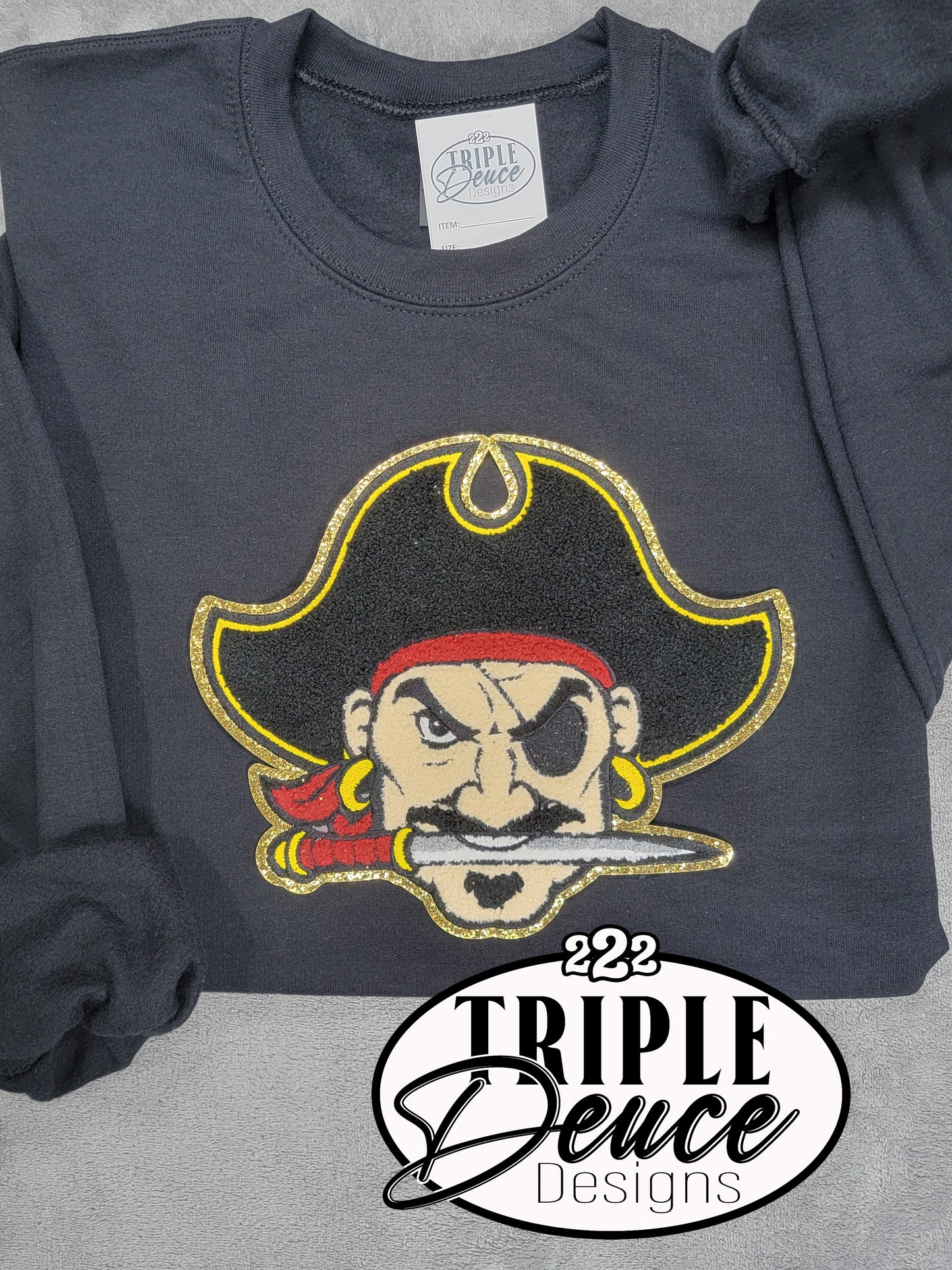 Pirates Chenille Head Sweatshirt