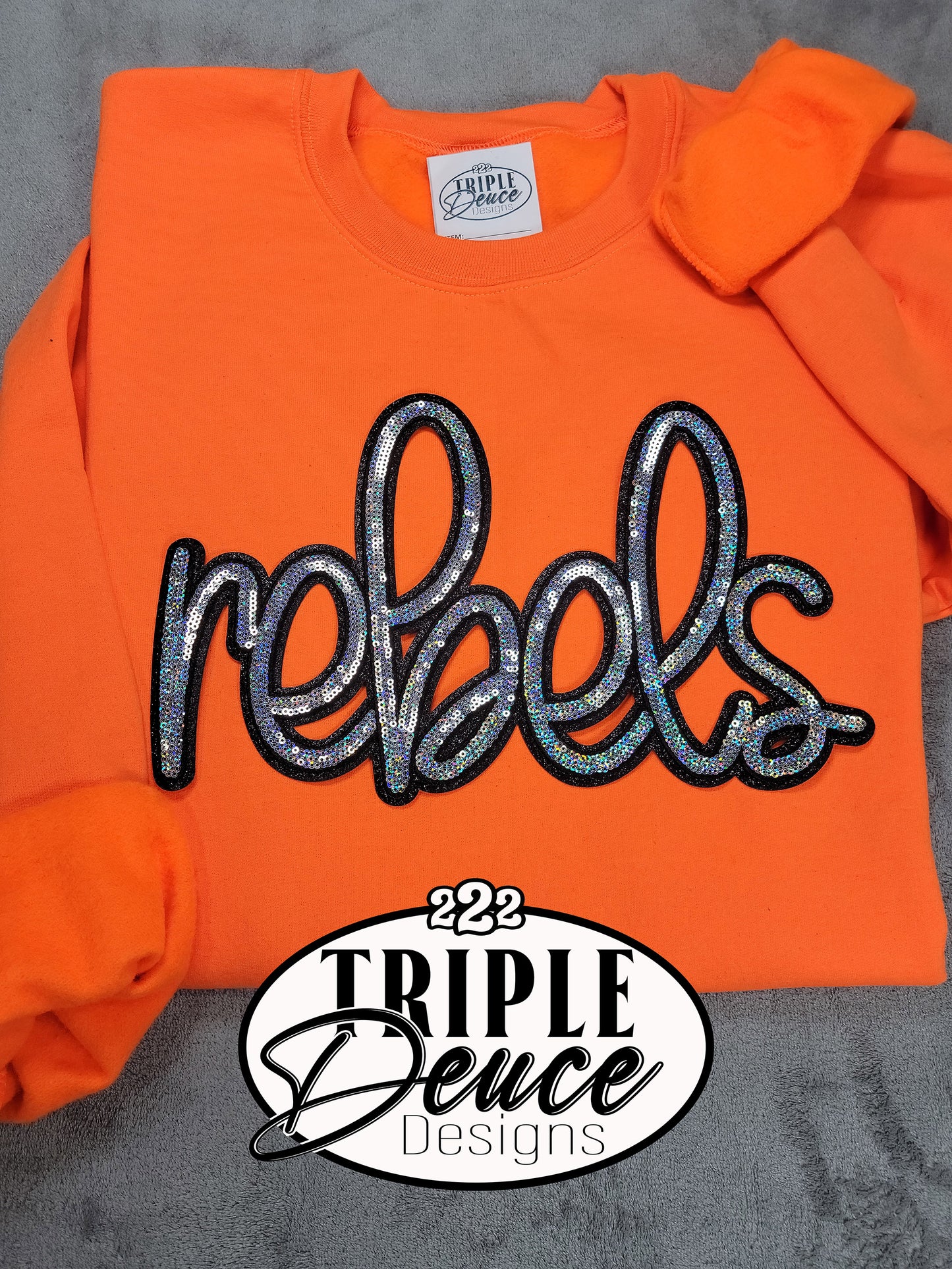 Rebels Sequin Name Sweatshirt