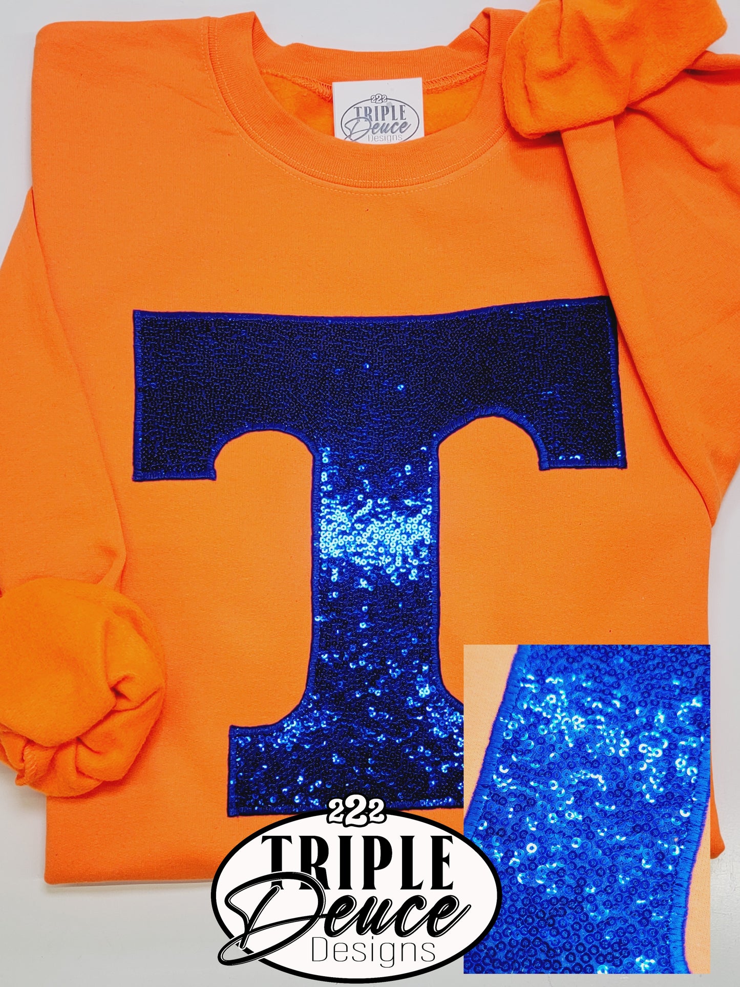 Tolsia Rebels Sequin Blue T Sweatshirt