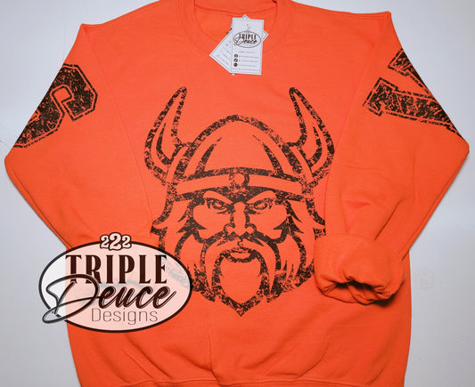 Vikings Oversized Letters Crewneck